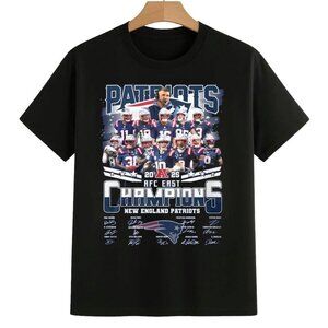 New England Patriots AFC East Division Champions 2025 T Shirt 165